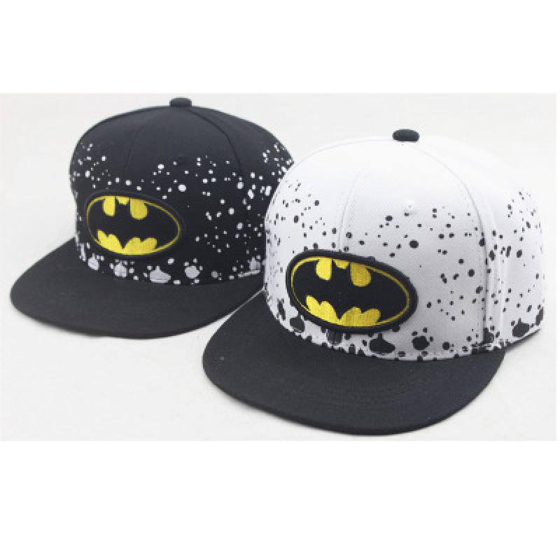 Topi baseball Motif Print Kartun Batman Superman Gaya hip hop Untuk Anak Laki-Laki Dan Perempuan