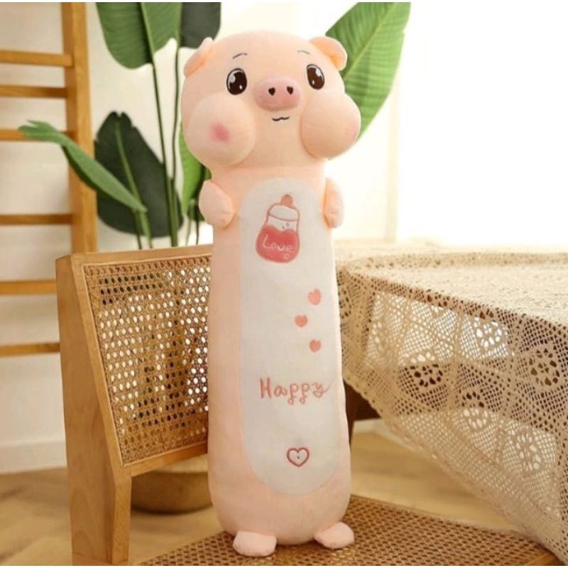 Guling Boneka Babi Ukuran -/+60cm Mimi The Little Pig Boneka Guling Babi