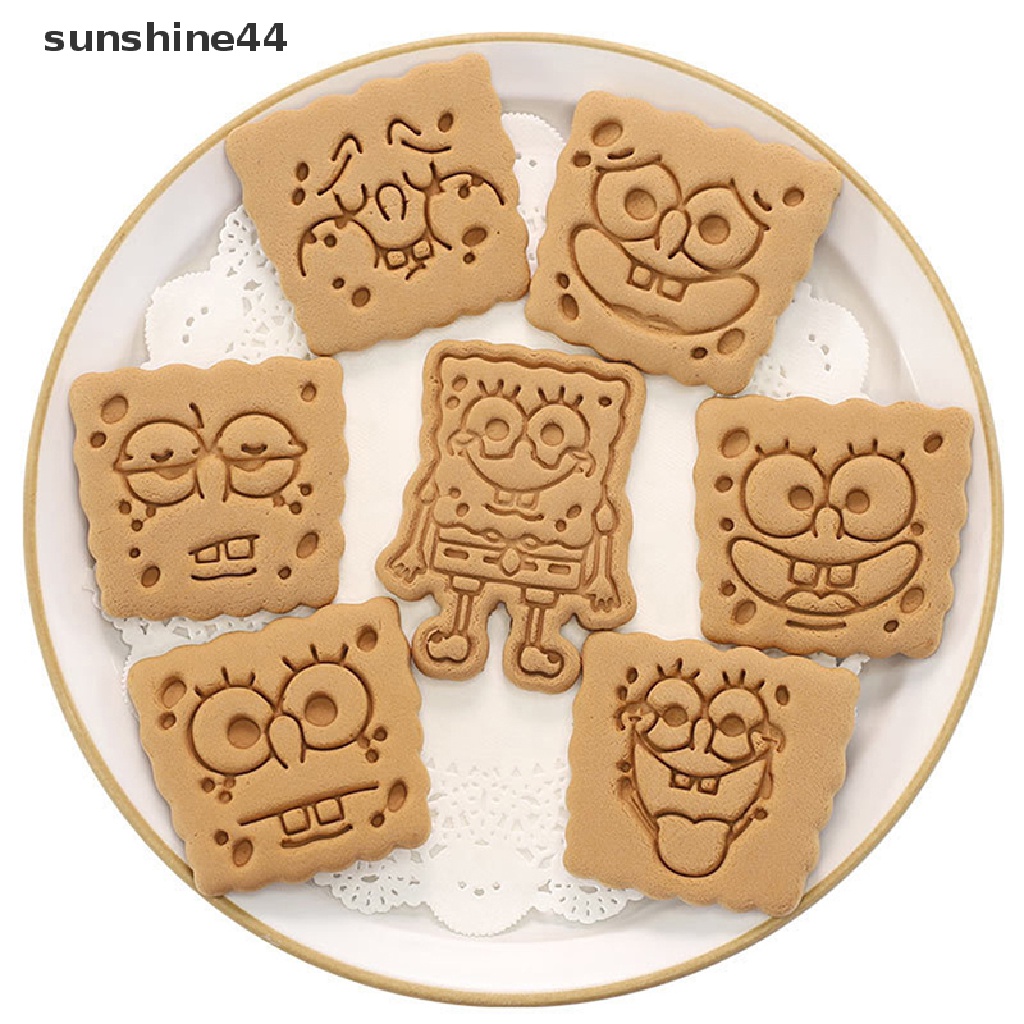 Sunshine Cetakan Pemotong Adonan Kue Cookie Bentuk Kartun 3D Lucu DIY