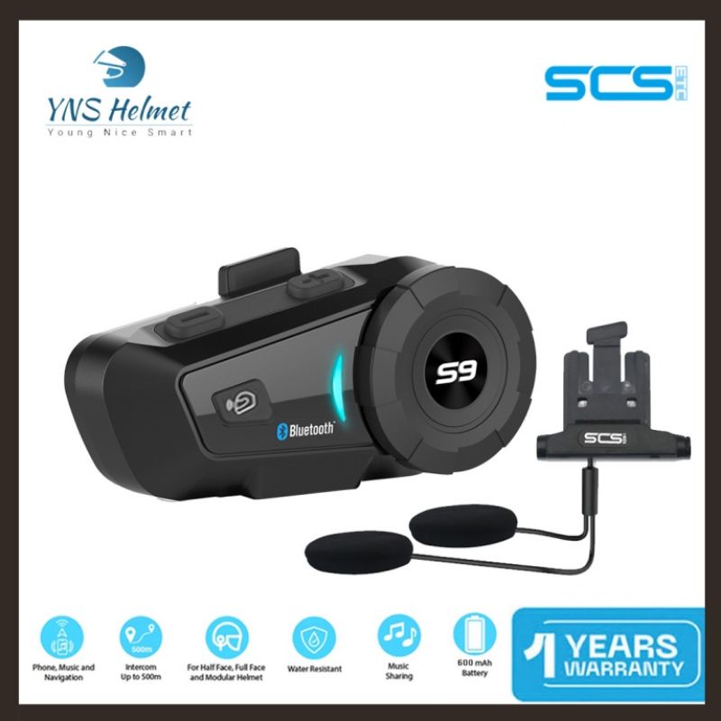 Intercom Bluetooth Helm SCS S9