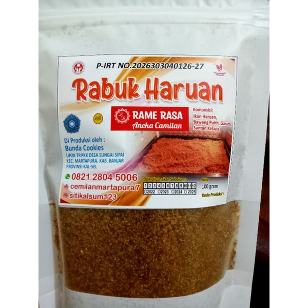 

Rame Rasa Rabuk Haruan / Abon Ikan Gabus 100 gr