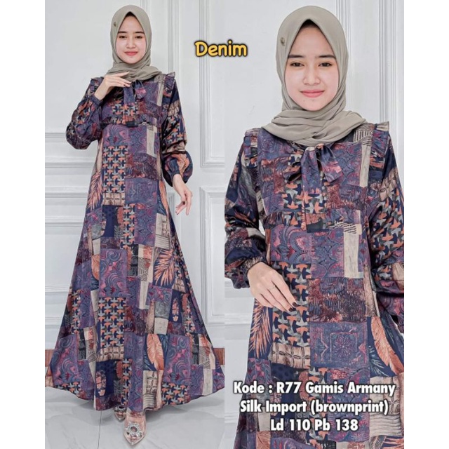 Gamis Armany Silk Import