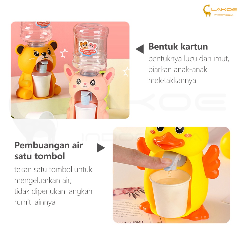 LAKOE Mainan Dispenser Air Minum Anak / Water Dispenser Toys Galon Mini