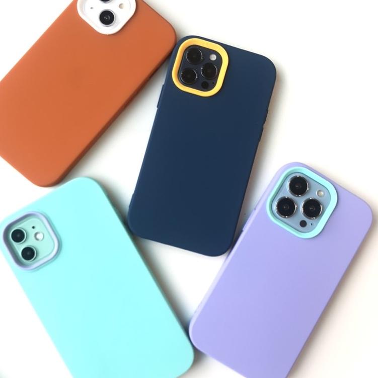Tren Terbaru Premium Silicone Pop Candy Square Case iPhone 11 / Case iPhone 11 Pro Max / Case iPhone
