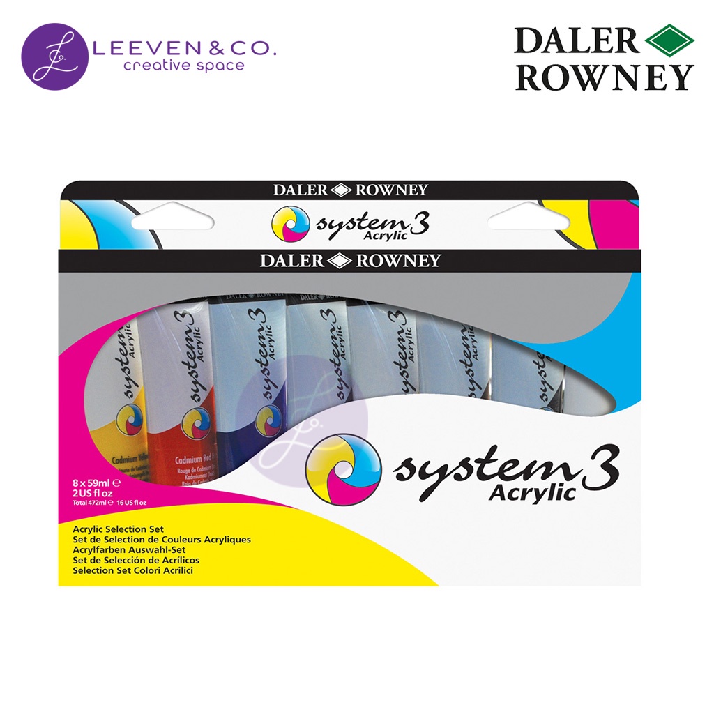 

SYSTEM3 ACRYLIC SELECTION SET 8X59ML