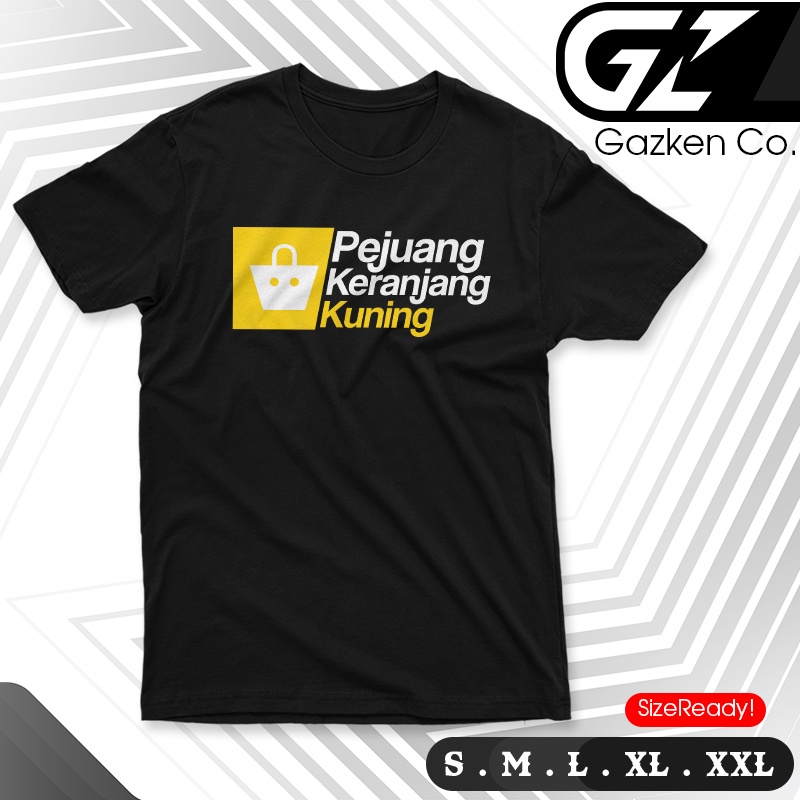 Kaos Pejuang Keranjang Kuning Baju Kata Kata Lucu Kerja