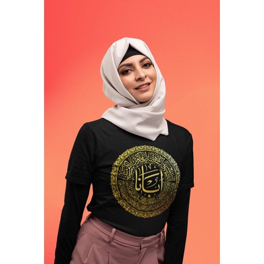 KAOS ROHANI KRISTEN, TSHIRT ROHANI KALIGRAFI DOA BAPA KAMI [DSCPL]