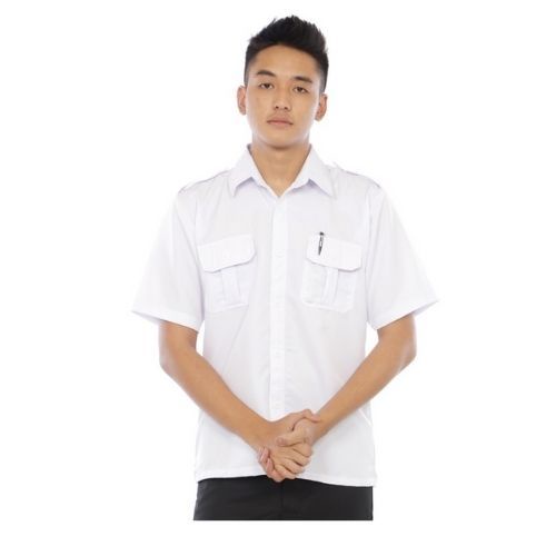 NEW PRODUK Kemeja Pns Putih Kemeja Pdh Putih Lengan Panjang Seragam Pns Putih Baju Pns Kemeja Kerja Putih toyobo import Pria