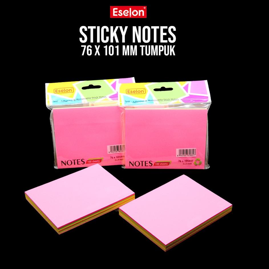 

↞ Sticky Notes / Sticky Notes Eselon / Sticky Notes Polos 76*101mm れ