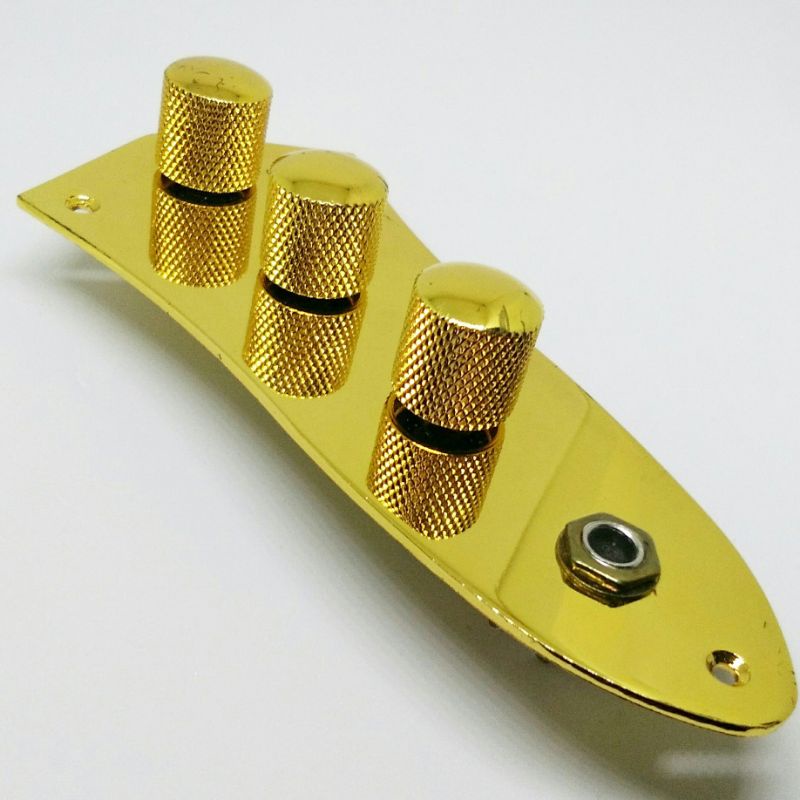 Guitar Prewiring Pasif Jazz Bass Set Gold