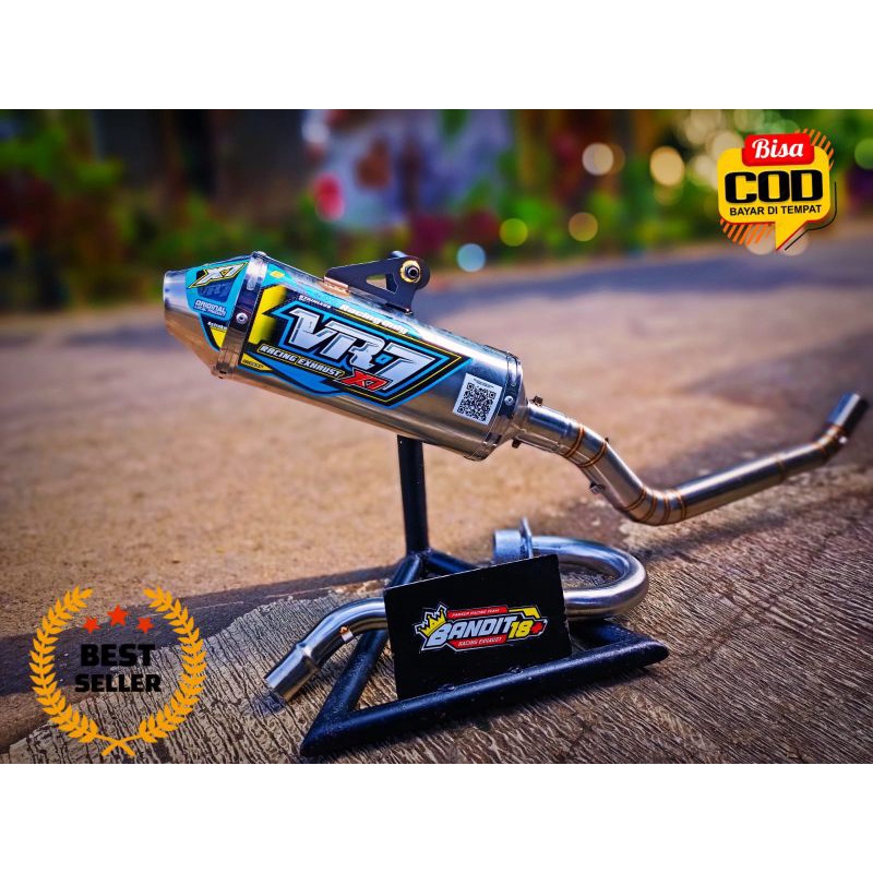 KNALPOT RACING VR7 UNTUK KLX DTRACKER KLXBF WR155 CRF DLL