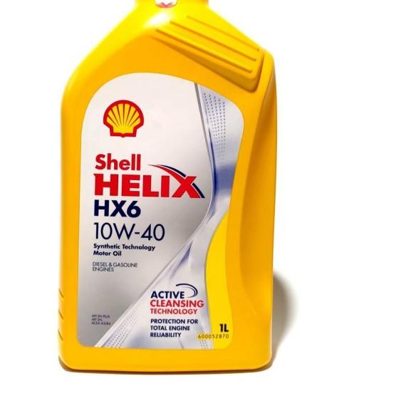 Oli Shell Helix HX6 Bensin Diesel 1 Liter HX 6 Mobil