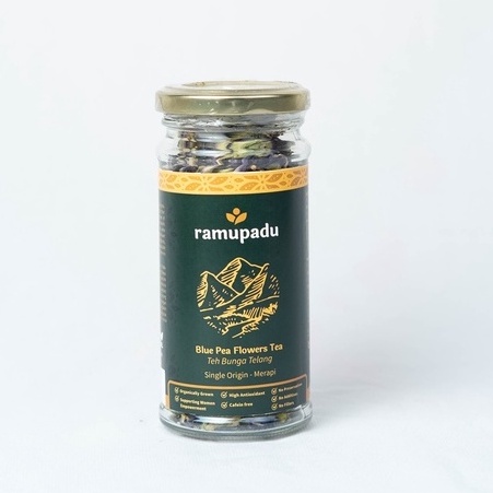 

Ramupadu by MoonShine Bunga Telang Kering - Blue Pea Flowers Tea - 15 gr
