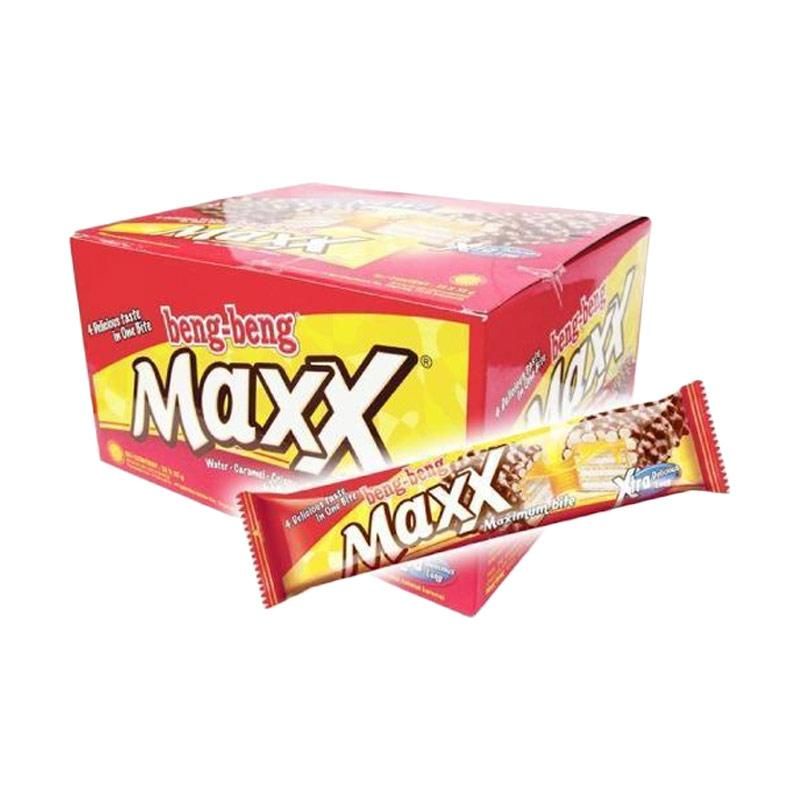 

Beng Beng MAXX wafer caramel coklat 1box (isi 12bks@32gr)