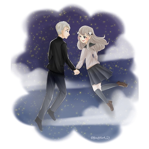 Digital Commission - Anime - Manga - Cute - Children illustration - Chibi