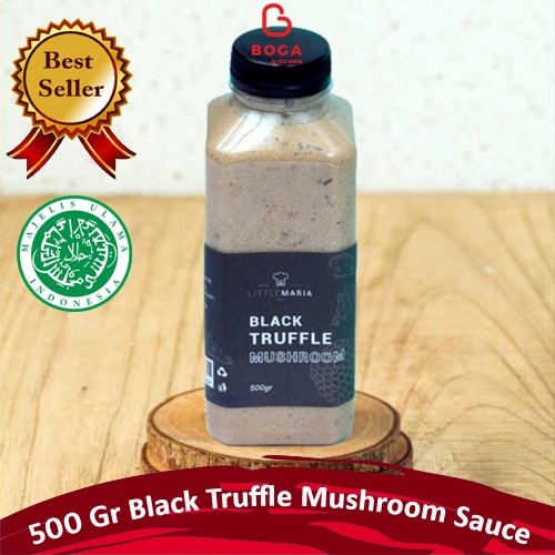 

LITTLEMARIA BLACK TRUFFLE MUSHROOM SAUCE 4-6 PORTIONS SAUS BLACK