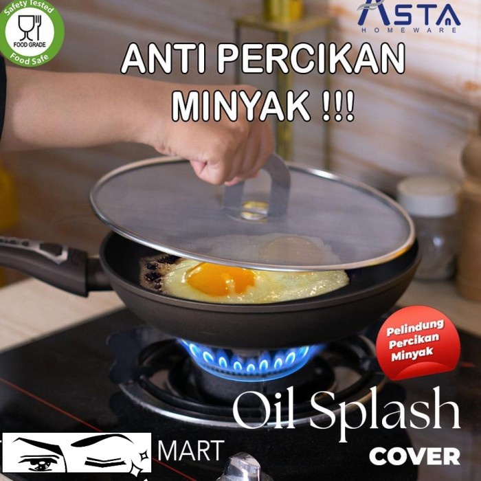 Cover Pelindung Cipratan Minyak Asta Oil Splash Splatter 22cm &amp; 33cm