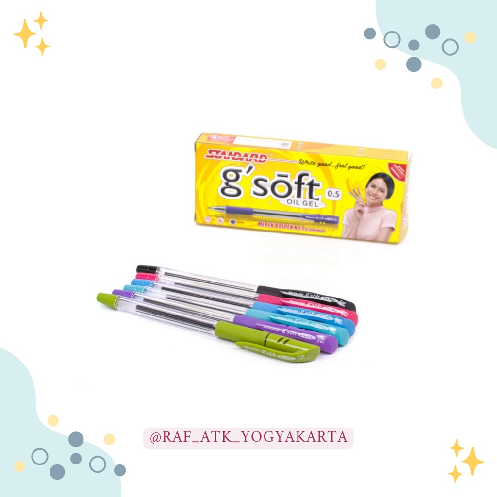 

PEN / PENA / BALLPOIN / PULPEN STANDARD G'SOFT