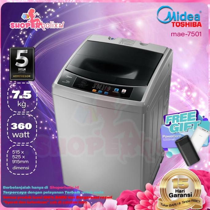 PROMO MESIN CUCI MIDEA 1 TABUNG MAE-70-1101TD 7KG