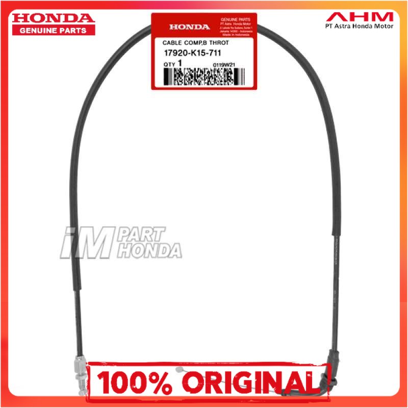 *Ori Ahm  Kabel Gas B Bawah CB 150 R LED 2021 K15P 17920-K15-711 17920K15711 Terjamin asli 100% ahm 