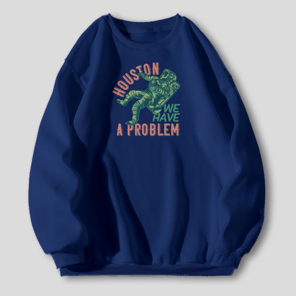 CREWNECK OVERSIZE HOUSTON FIT TO XL -  JUMPER LUCU PREMIUM