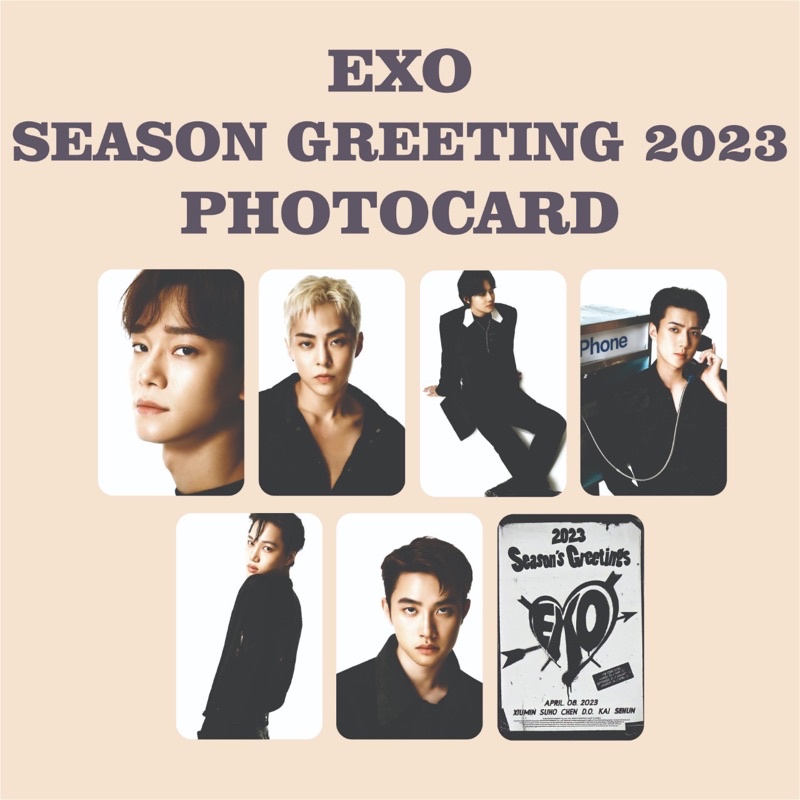 PHOTOCARD EXO SEASON GREETING 2023