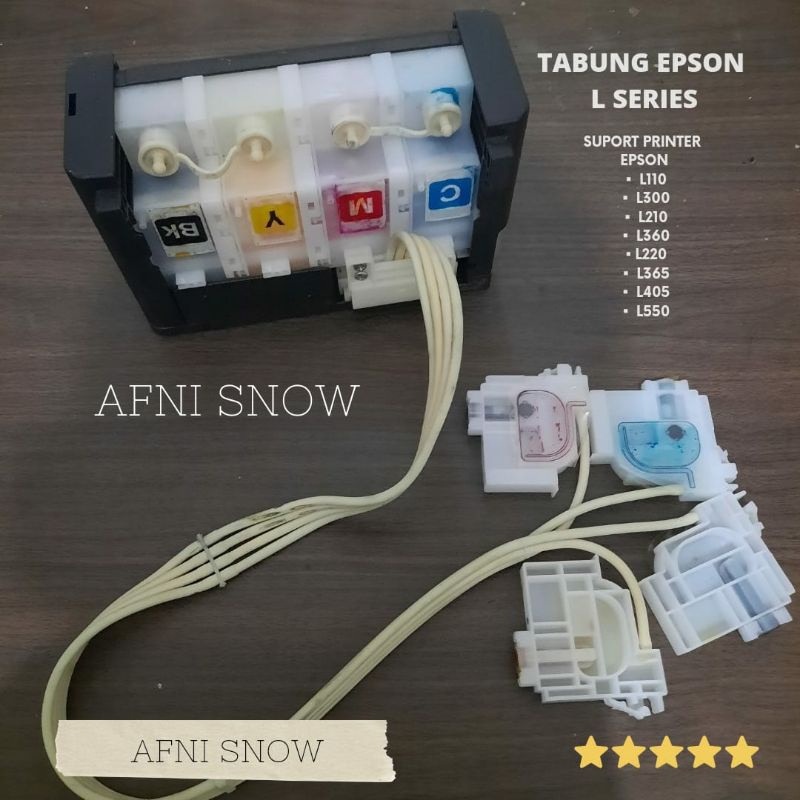 Tabung Tinta Printer Epson L110 L300 L310 L210 L350 L360 L405 L550 Plus CISS