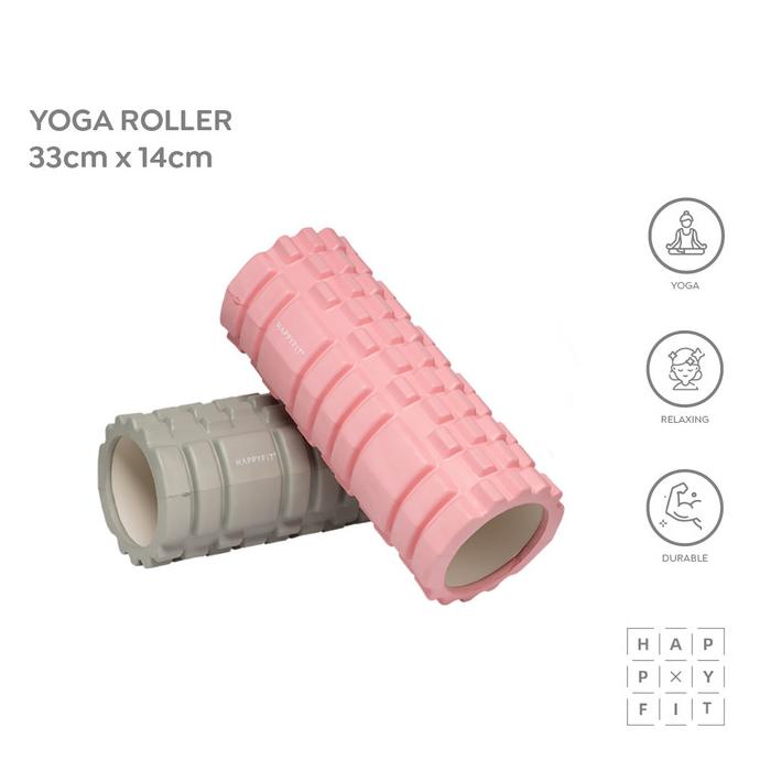 HAPPYFIT Yoga Roller - Foam Roller Massage