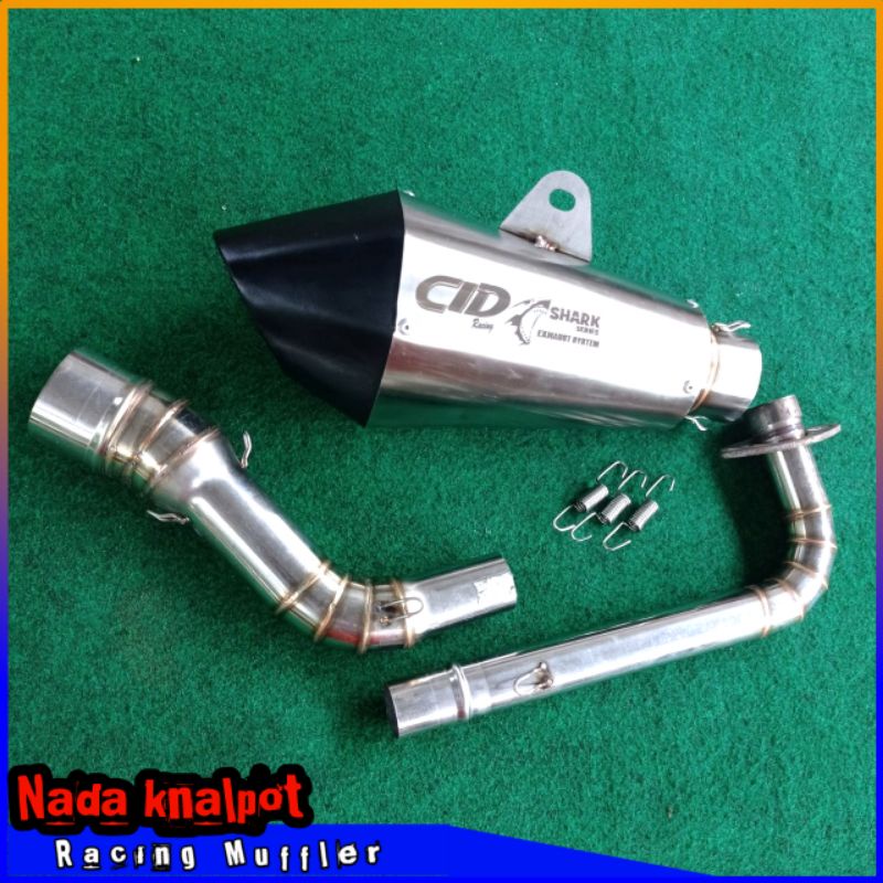 Knalpot CLD / Knalpot Resing CLD / Knalpot CLD Inlet 50mm / Knalpot BEAT / VARIO/ GENIO/ FINO / NMAX