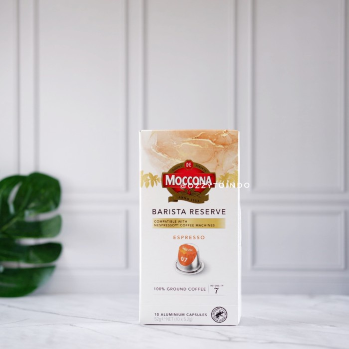 

MOCCONA BARISTA RESERVE COFFEE CAPSULES