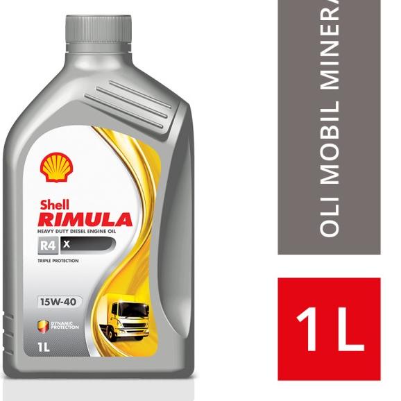 Oli Mesin Mobil Shell Rimula R4X (1L)