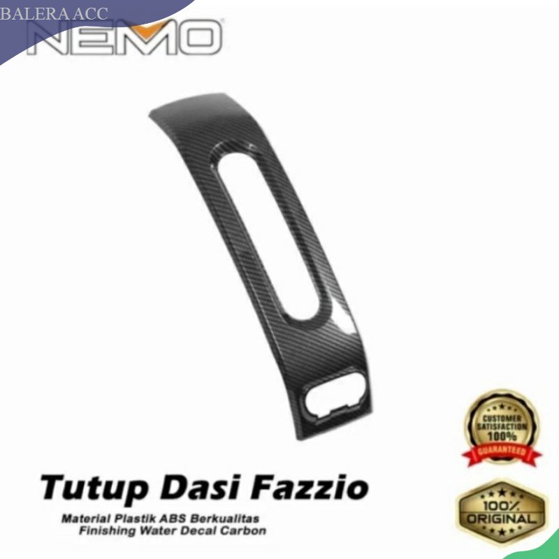 Cover Tutup Dasi depan FAZZIO 125 Carbon Nemo