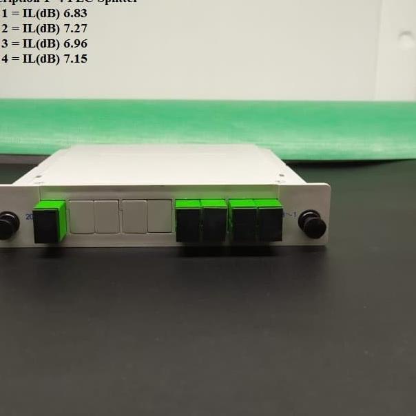 PLC Splitter Box 1*4 SC/APC / Passive Splitter Fiber Optic - sc apc to apc