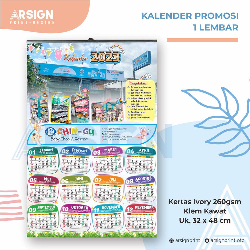 

KALENDER FOTO CUSTOM | KALENDER PROMOSI