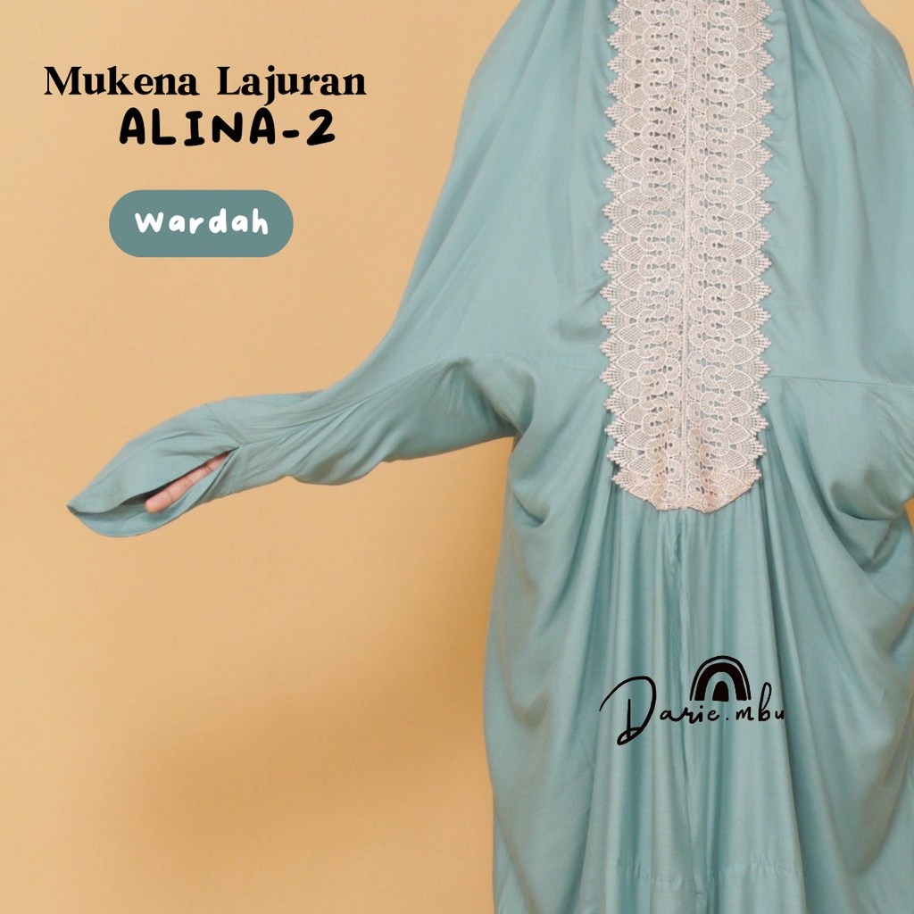 Mukena Dewasa Katun Rayon Terusan Lajuran Alina