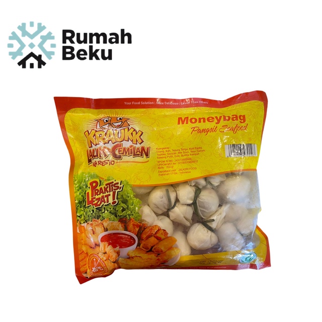 

Kraukk Moneybag Pangsit Seafood (Okado) 250gr