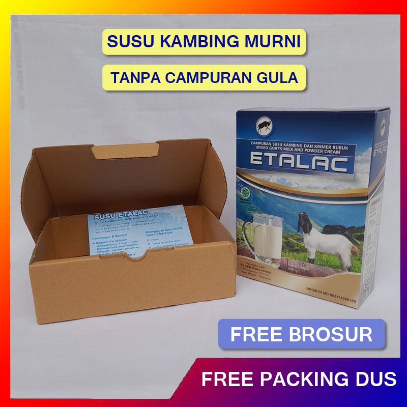 

Susu Kambing Etalac 200 gram Tanpa Gula