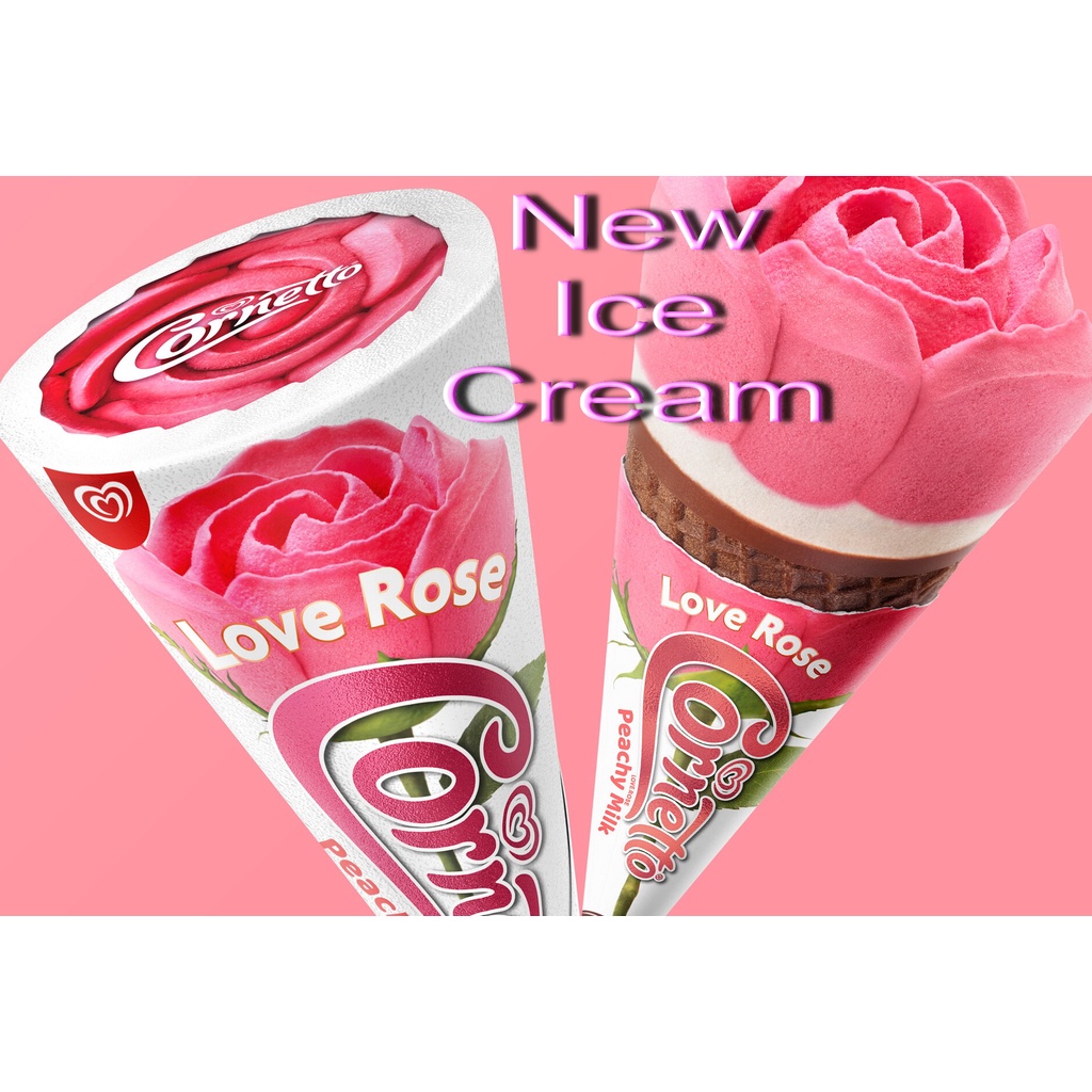 

Ice Cream Cornetto Love Rose 131 ml