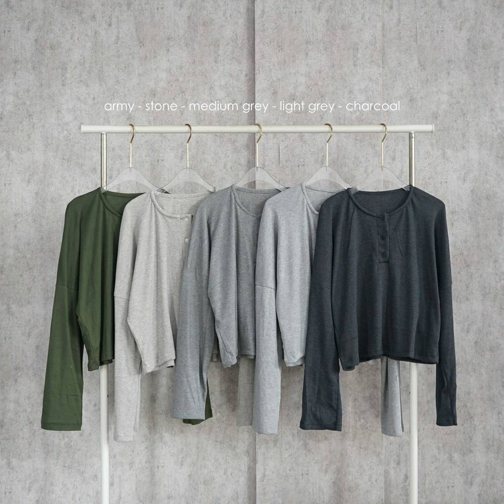 Premium Wyrma Plain Longsleeve TH 744 RIB KNIT