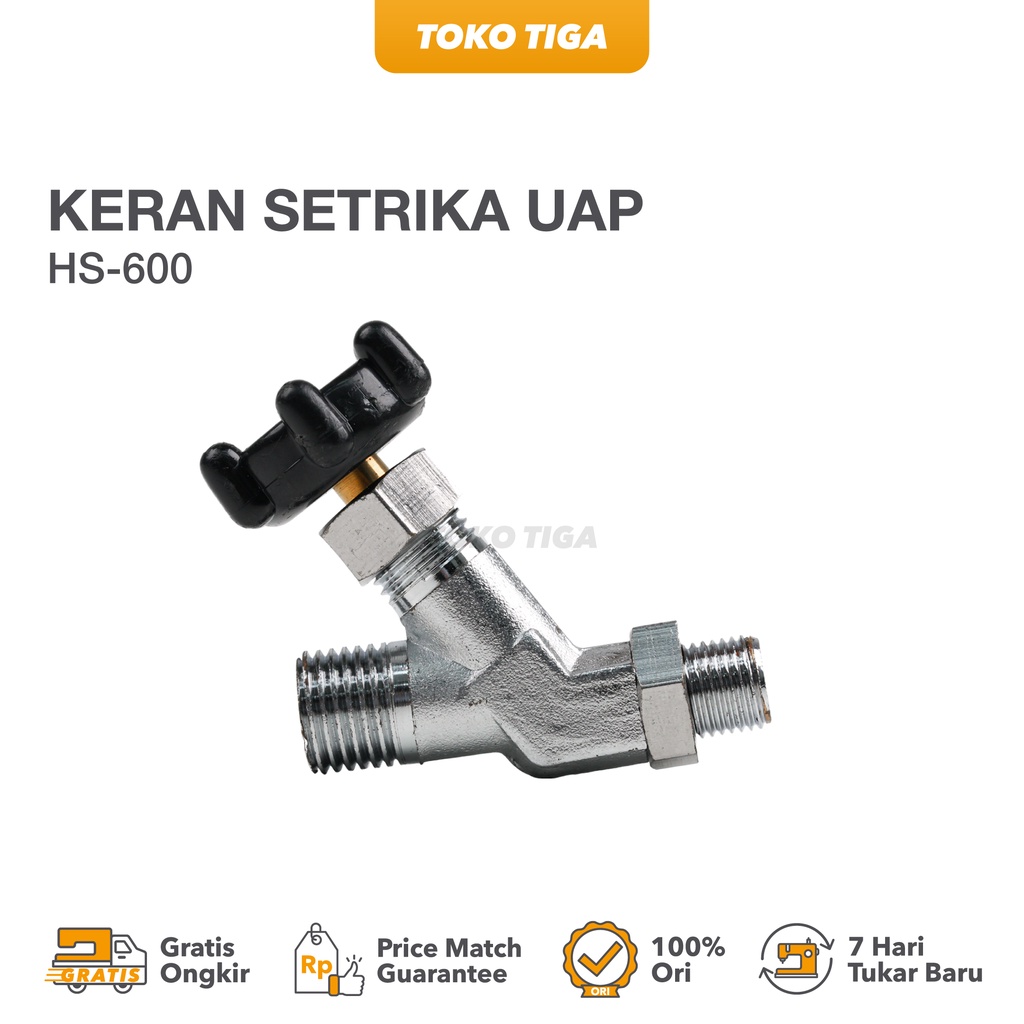 Kran / Keran Pembuangan Air Setrika Boiler HS600H