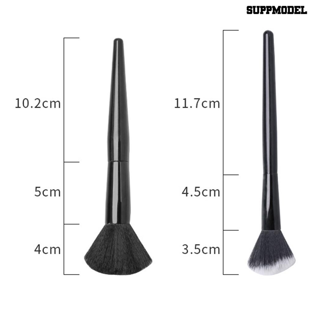 [SM] 2pcs/set Detailing Brush Sikat Penghilang Debu Ventilasi Ac Mobil Kepadatan Tinggi Ultra Lembut Untuk Mobil