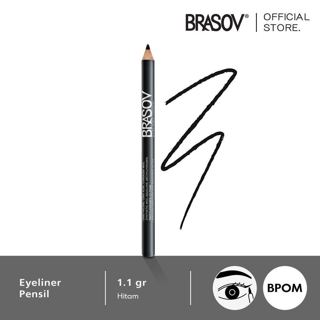 Jual Brasov Kosmetik Makeup Pensil Eyeliner Netto G Dengan