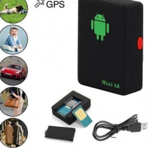 Alat Sadap Suara mini A8 Tacker GPS / Alat sadap Lacak GPS - GPS+SADAPSUARA