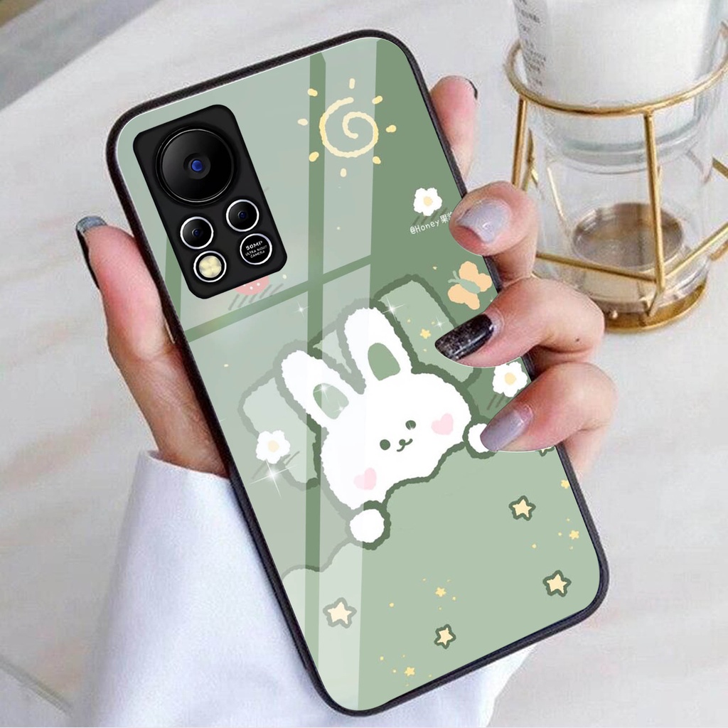 (GC 09) Softcase Kaca Infinix Hot 11S NFC - Kesing Kaca Infinix Hot 11s NFC - Case Cantik Infinix Ho