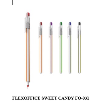 

Pulpen Flexoffice Sweet Candee 0.6 mm Tinta Hitam FO-031