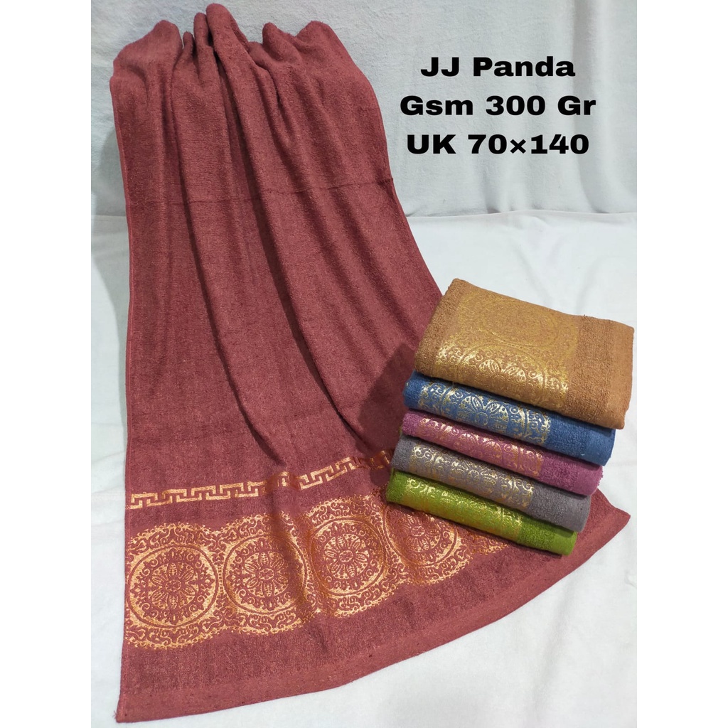 JH Handuk Mandi Dewasa Uk 70x140 Sarang Lebah Bahan Katun Termurah-