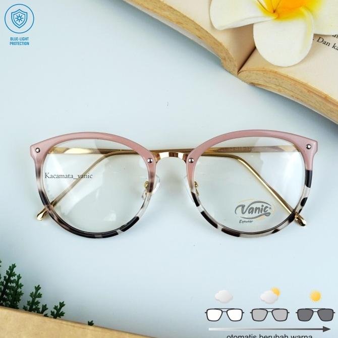 TERBARU KACAMATA KACAMATA PHOTOCROMIC OVAL WANITA BERKUALITAS