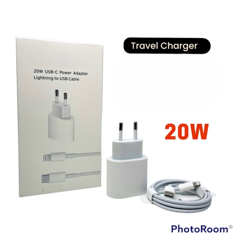 Charger phone 20w Adaptor USB C dan kabel Type C