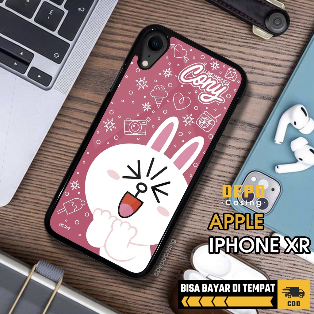 Case Iphone XR Case Iphone XR Premium Glossy Depo Casing [LN01] Casing Hp Custom Case Aesthetic Kesi