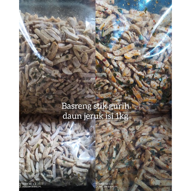 

1KG Basreng renyah bumbu pedas daun jeruk